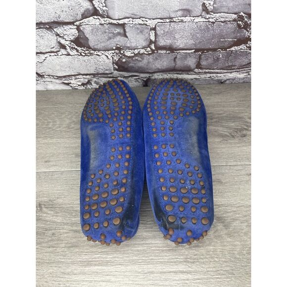 Alexander Trend Blue Suede Moccasins Driving Loafers Shoes Men’s Sz 12M US/45EU - Picture 8 of 16
